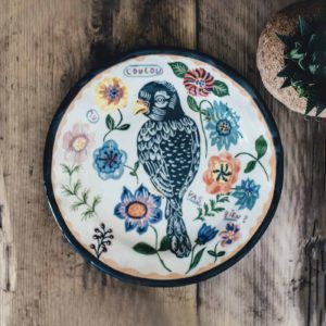 Vintage Wood Dinner Plate